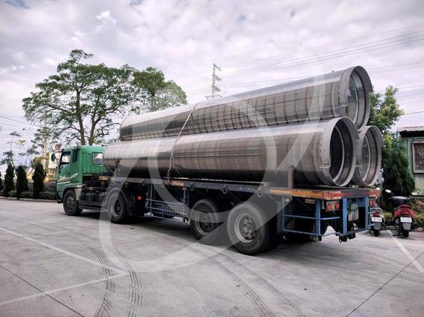大口徑集水管製造與耐壓測試